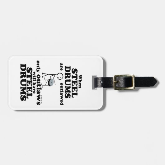 Stahltrommeln Gepäckanhänger (Vorderseite horizontal)