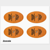 Stahltrommeln Oval Sticker (Blatt)