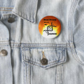 Stahltrommeln sind in meinen Genen Button (Beispiel)