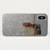 Stahltüren mit rostigem Schloss verschlossen Case-Mate iPhone Hülle (Rückseite (Horizontal))