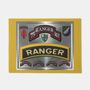 Stahltyp Gerahmt 75. Ranger Regiment Fußmatte