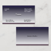 StahlVisitenkarte Visitenkarte (Vorne/Hinten)