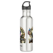 Stahlwasserflasche Edelstahlflasche (Vorderseite)