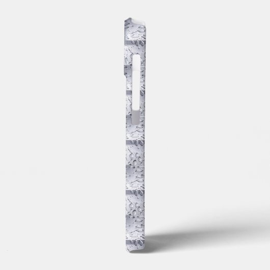 Stahlwassertropfenmuster Case-Mate iPhone Hülle (Rückseite / Links)