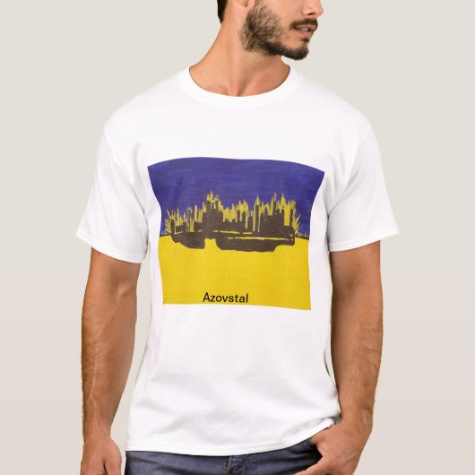 Stahlwerk Azovstal, Mariupol, Ukraine T-Shirt (Vorderseite)