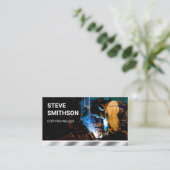 Stahlwerkschweißdienst für Metallwerkzeuge Visitenkarte (Stehend Vorderseite)