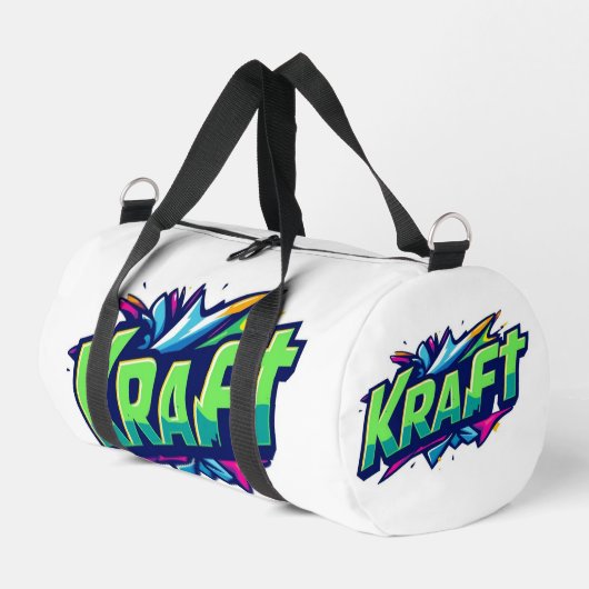 „Stahlwille – Kraft kennt keine Grenzen“ Duffle Bag (Linke Seite)