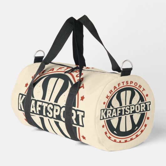 „Stahlwille – Kraft kennt keine Grenzen“ Duffle Bag (Linke Seite)