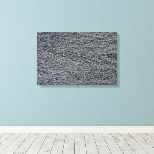 Stahlwolle Leinwanddruck (Insitu (Holzboden))