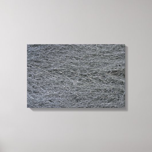 Stahlwolle Leinwanddruck (Vorderseite)