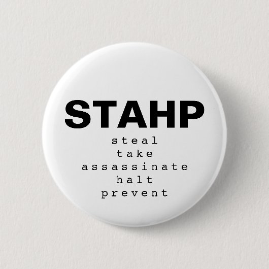 STAHP-Taste Button (Vorderseite)