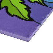 Stain Glass Daisies Cutting Board Schneidebrett (Ecke)