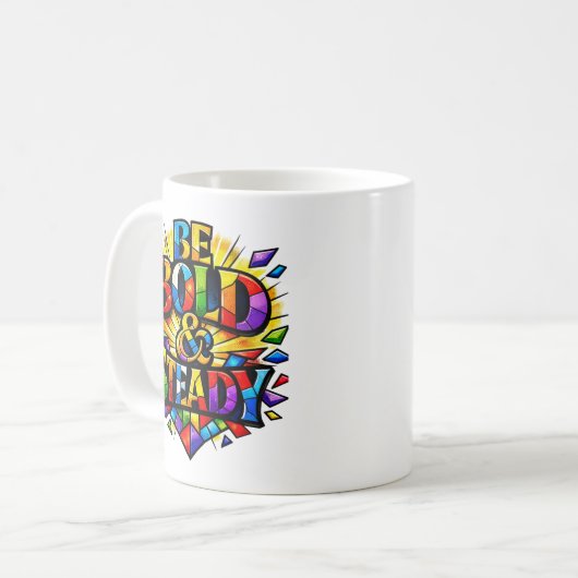 Stain glass design kaffeetasse (Vorderseite Links)