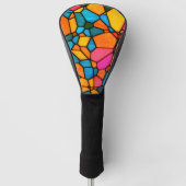 Stain Glass Golf Headcover (Vorderseite)