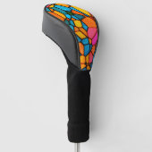 Stain Glass Golf Headcover (angewinkelt)