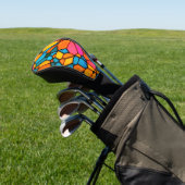 Stain Glass Golf Headcover (In SItu)