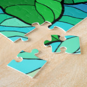 Stain Glass Irish Blume Puzzle (Seite)