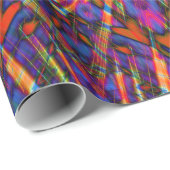 Stain Glass like Abstrakt Pattern Geschenkpapier (Rolleneckpunkt)