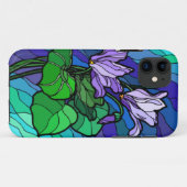 Stain Glass Lila Blume iPhone 5 Fall Case-Mate iPhone Hülle (Rückseite (Horizontal))