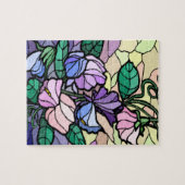 Stain Glass Lily Blume Puzzle (Horizontal)