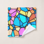 Stain Glass Lite Badhandtuch Set (Waschlappen)