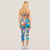 Stain Glass Lite Capri Leggings (Rückseite)