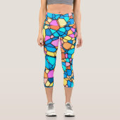 Stain Glass Lite Capri Leggings (Vorderseite)