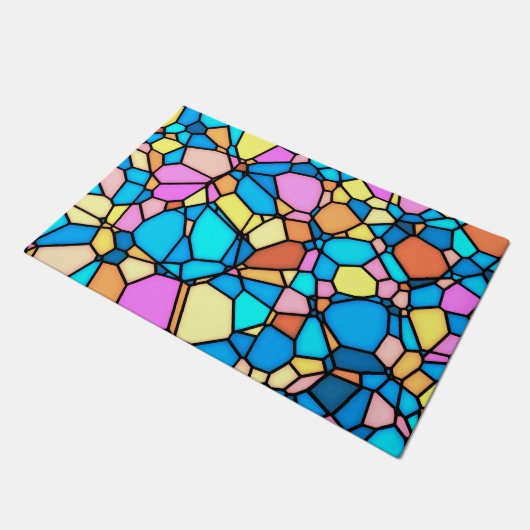 Stain Glass Lite Fußmatte (Schrägansicht)