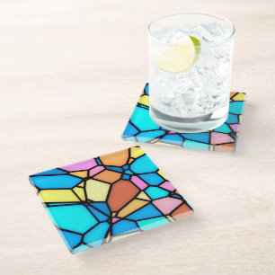 Stain Glass Lite Glasuntersetzer