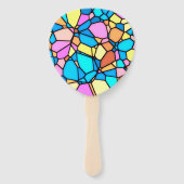 Stain Glass Lite Hand Fan Fächer (Rückseite)