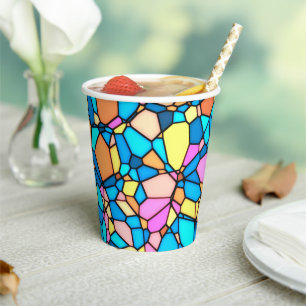 Stain Glass Lite Pappbecher