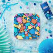 Stain Glass Lite Pappteller (Party)