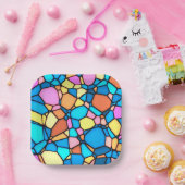 Stain Glass Lite Pappteller (Party)