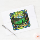 Stain Glass Mountain Sticker (Umschlag)