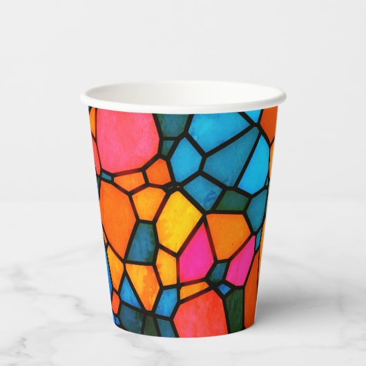 Stain Glass Pappbecher (Rückseite)