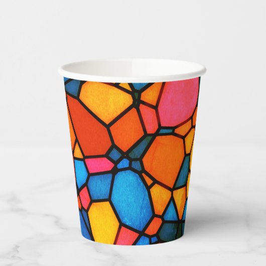Stain Glass Pappbecher (Links)