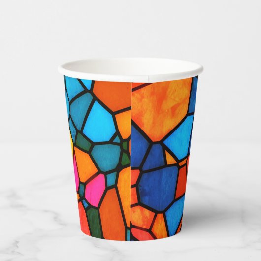 Stain Glass Pappbecher (Rechts)