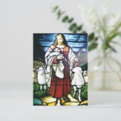 Stain Glass Postcard Postkarte (Stehend Vorderseite)