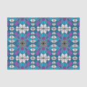 Stain Glass Ray Blau und Lila Seidenpapier (Vorderseite)