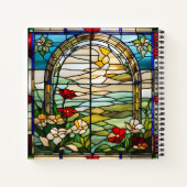 Stain Glass Rolling Hills Notizblock (Rückseite)