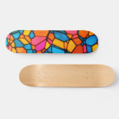 Stain Glass Skateboard (Horizontal)
