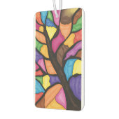 Stain glass tree art  autolufterfrischer (Links)