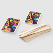 Stain glass tree art  fächer (Non-assembled)