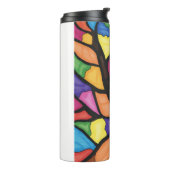 Stain glass tree art thermosbecher (Nach links gedreht)