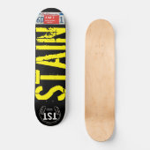 STAIN-Skateboard Skateboard (Vorderseite)