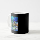 Stained Gl Christmas Tree Winter Village Holiday A Kaffeetasse (Vorderseite Links)