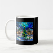 Stained Gl Christmas Tree Winter Village Holiday A Kaffeetasse (Links)