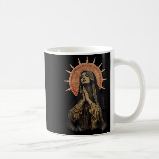 Stained Gl Prayer Faith Kaffeetasse (Rechts)