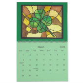 Stained Glass Art Calendar Kalender (Mär 2026)