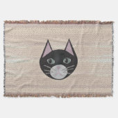 Stained Glass Black Cat, Beige Decke (Vorderseite)